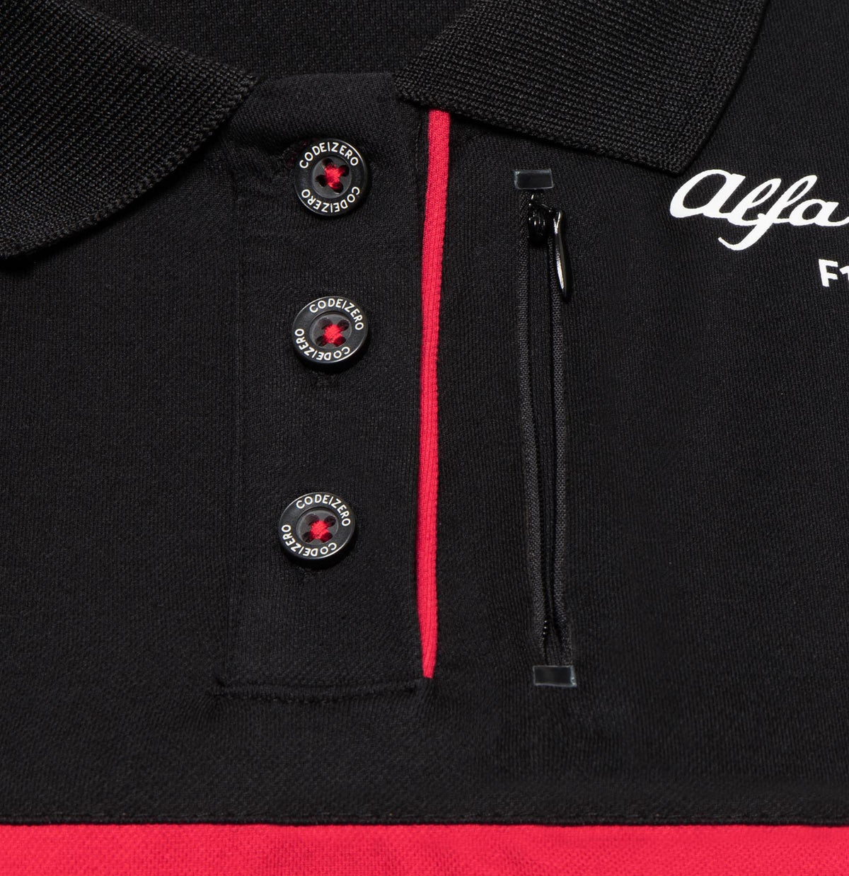 Alfa Romeo F1 Team Damen-Team-Poloshirt schwarz