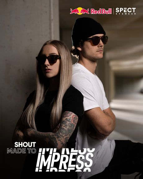 Red Bull Spect MAZE sunglasses black with smoke lenses
