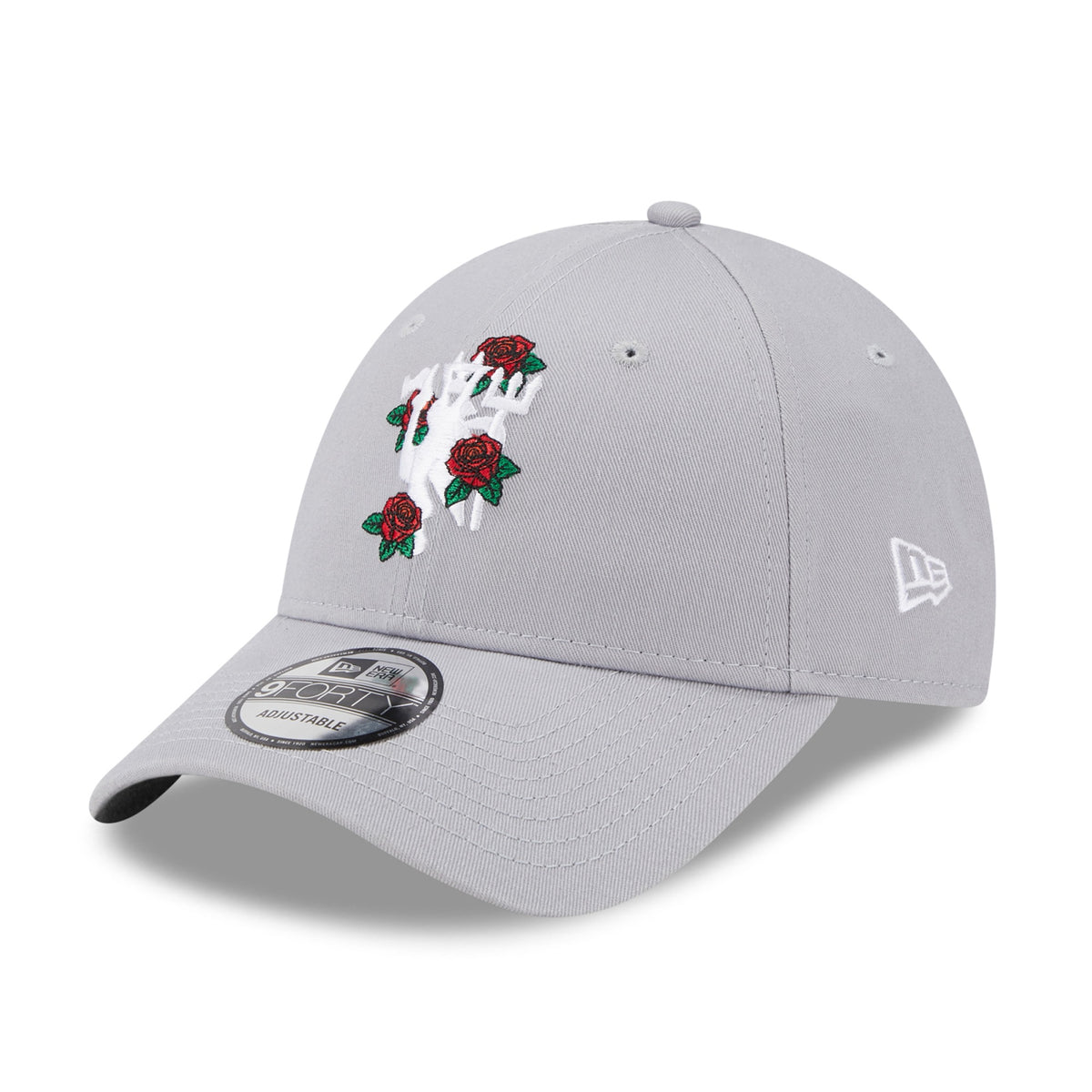 Manchester United 9FORTY ROSE cap grey