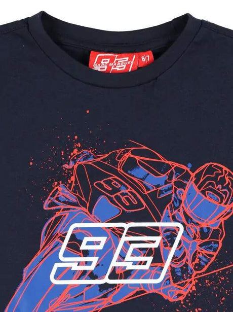 Marc Márquez Kinder-T-Shirt Motorbike dunkelblau – 10–11 Jahre