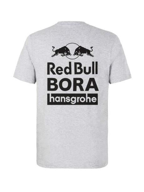 Red Bull Bora Hansgrohe Fan-T-Shirt grau mit Logo