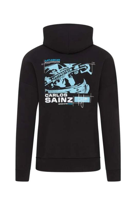 Carlos Sainz fan hoodie - Williams Racing F1, navy blue