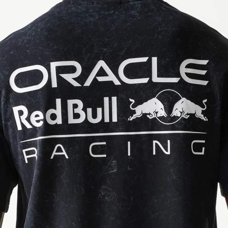 Oracle Red Bull Racing NE LINEAR casual T-shirt, black - oversize
