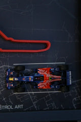 PETROL ART 3D-Rahmen Monza mit Toro Rosso STR3 Sebastian Vettel Modell im Maßstab 1:43