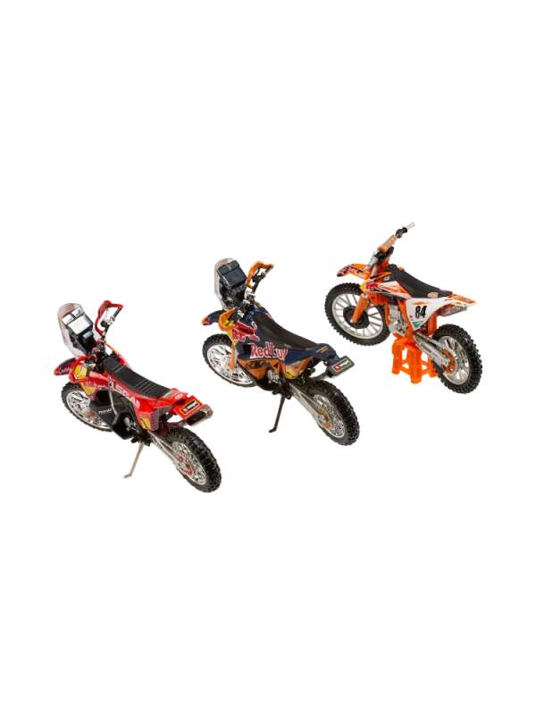 Set mit 3 Motorrädern KTM Red Bull Racing BBurago