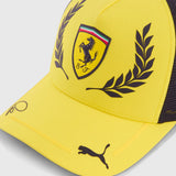 Scuderia Ferrari Lewis Hamilton Cap – British GP 2026, Gelb