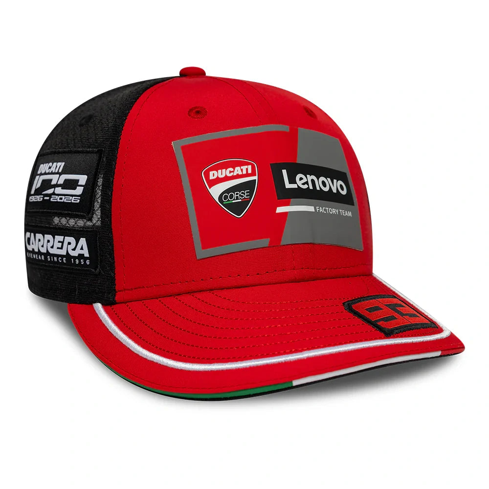 Ducati Lenovo Team Marc Marquez #93 Cap 2026 – Rot