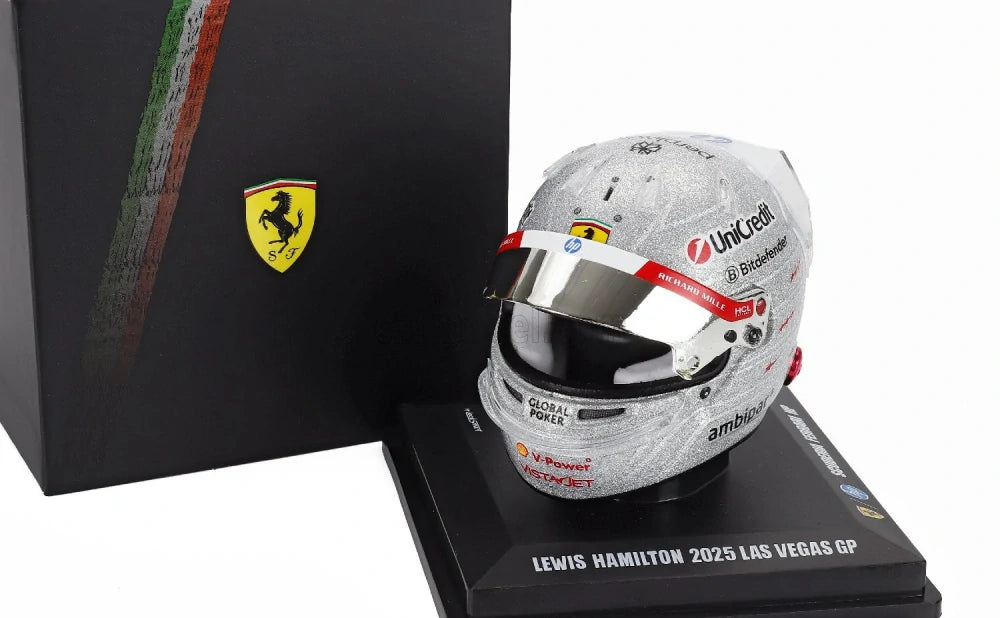 LookSmart Lewis Hamilton Helmet Model 1:5 – Las Vegas GP 2025