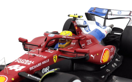 LookSmart Scuderia Ferrari SF-25 L. Hamilton Modell im Maßstab 1:18 – Miami GP 2025