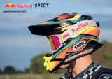 Red Bull Spect Motocrossbrille STRIVE blau mit klarem Glas