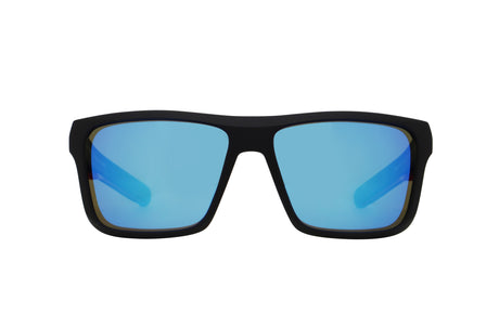 Red Bull Spect KANE sunglasses black with blue lenses
