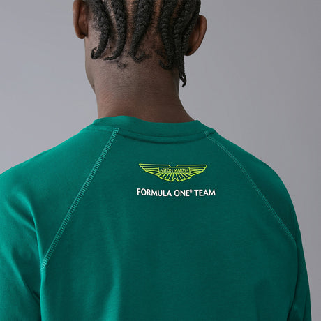 Aston Martin F1 Team LOGO casual T-shirt green