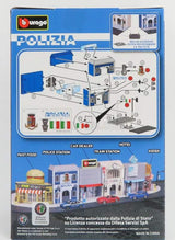 Modell Alfa Romeo Giulia Polizia 1:43 + Bauset Polizeistation