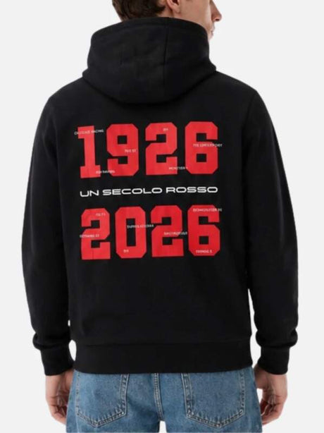 Herren-Sweatshirt Ducati Corse schwarz - 100th years DUCATI Edition