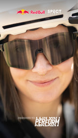 Red Bull Spect Sonnenbrille FUSE blau mit verspiegeltem braunem Glas