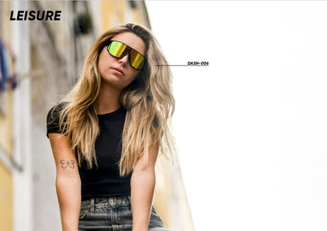 Red Bull Spect DASH sunglasses white with blue lens