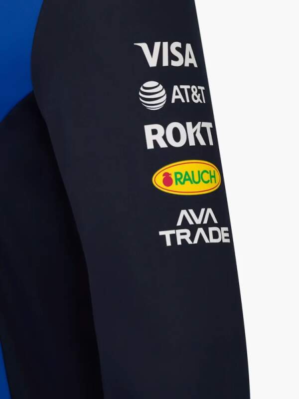 Oracle Red Bull Racing zip-up sweatshirt with sponsor logos - team edition