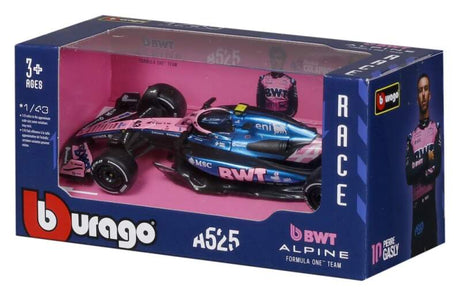 Modell Alpine F1 A525 BBurago #43 Franco Colapinto 2025