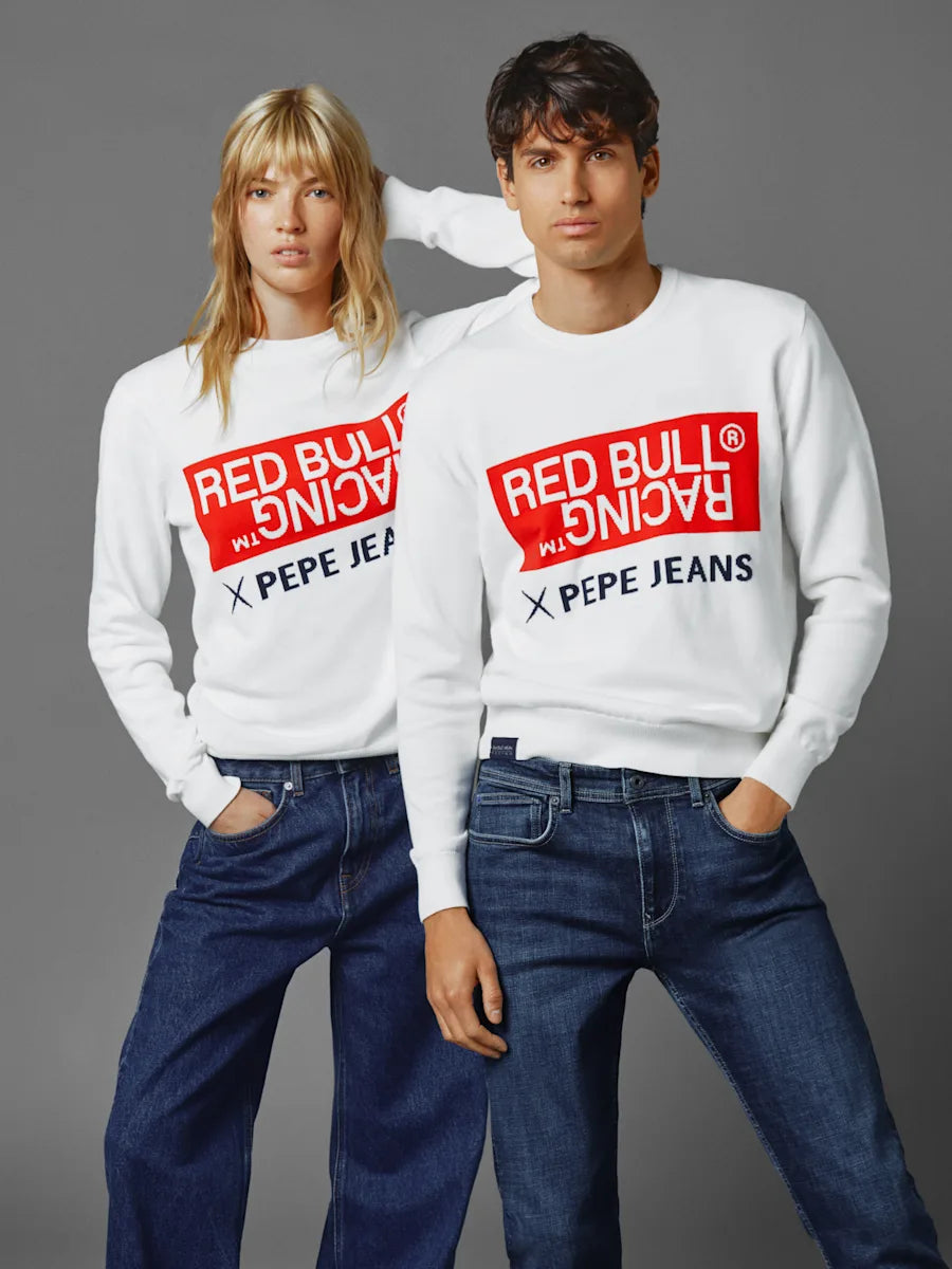 Pepe Jeans – Red Bull Racing jumper white with lettering