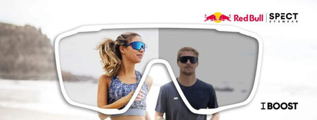 Red Bull Spect DRILL sunglasses black with orange lenses