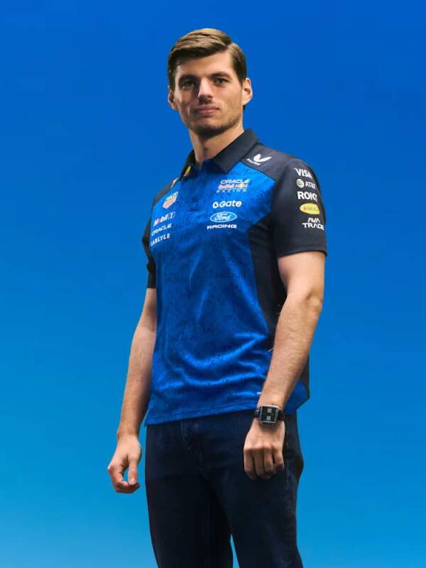 Oracle Red Bull Racing Poloshirt mit Sponsorenlogos - Team Edition