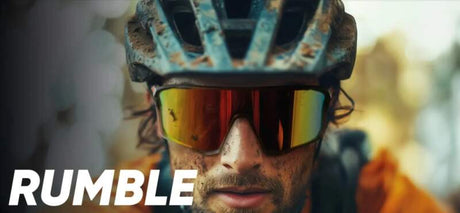 Red Bull Spect RUMBLE sunglasses black with blue-purple lens