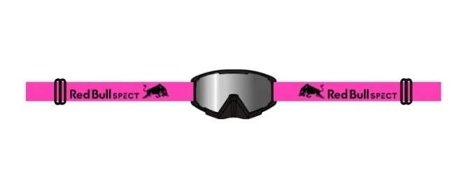 Red Bull Spect WHIP motocross goggles, black with silver lens
