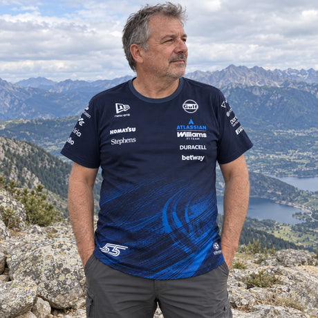 Williams F1 Team #55 Carlos Sainz Women's T-Shirt – Team Edition – ilustrační foto (AI)